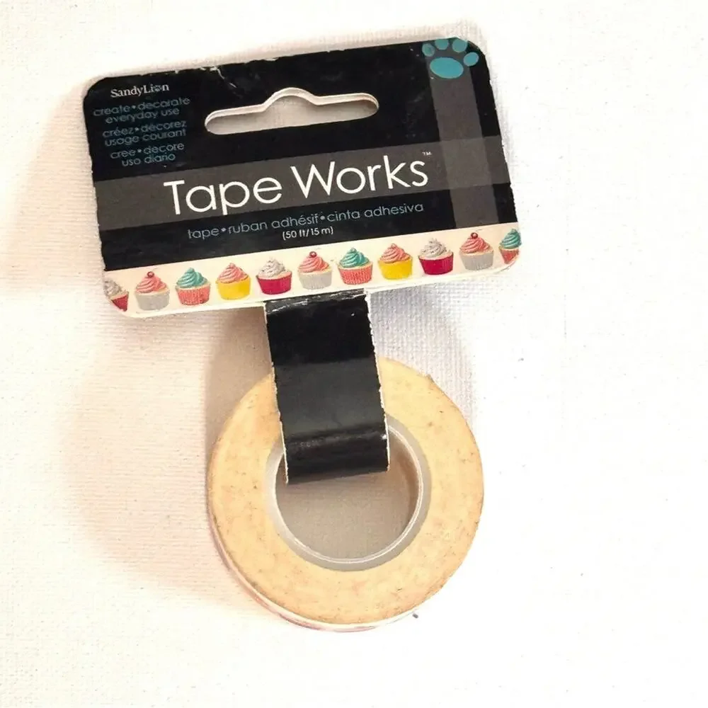 Tape Works Decorative Notebook Journal Craft Tape Two Pack New in Package